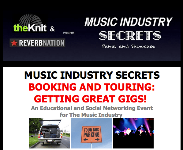 Music Industry Secrets Panel This MONDAY 